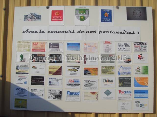 Sponsors de l'évènement Runs 2015 Belmont-sur-Rance